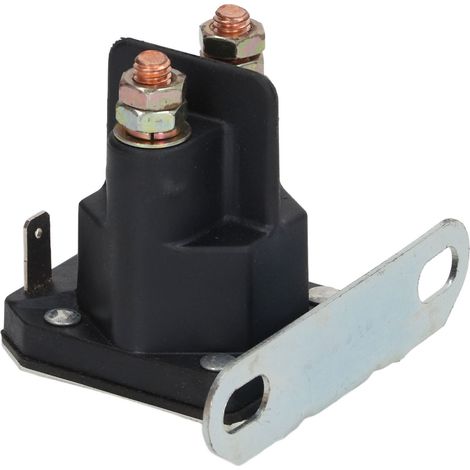 Relais de Solénoïde 12V 4.8W pour Tondeuse à Gazon, Tracteur et Outils de Jardin, Bobine en Laiton ABS