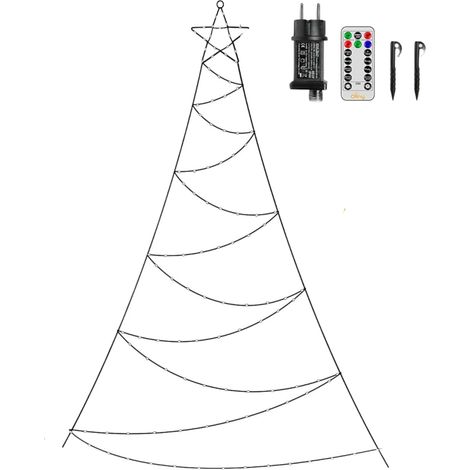 Luci Natale LED Telecomando Luce Calda Impermeabili 166 Luci 4.2m (1/5)