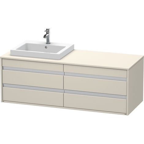 Duravit Ketho consola mueble bajo lavabo, suspendido,