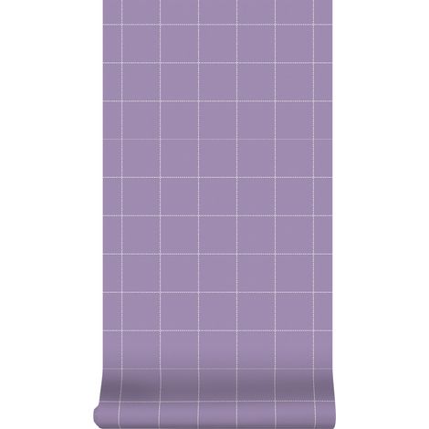 Superfresco Easy Lila Kariert Vliestapete 10mx52cm