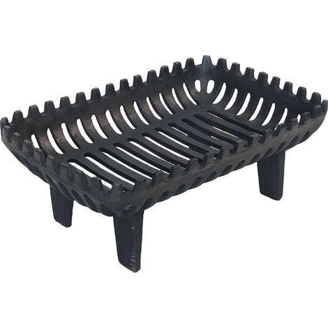 Cast Iron Fireplace Log Grate with Feet, Size L (1/5)