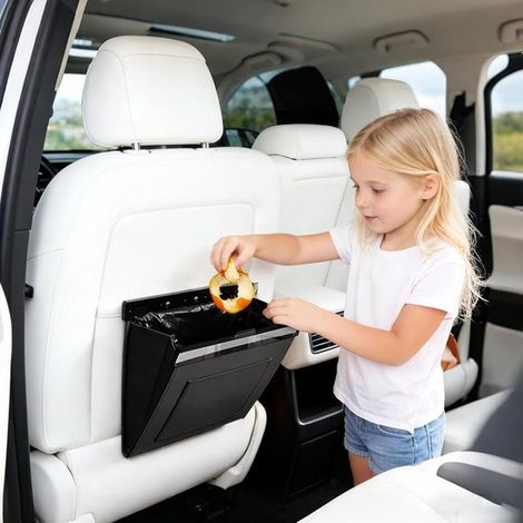 Müllbeutel fürs Auto Magnetverschluss geeignet für die Rückbank Rechteckiger Müllbeutel geeignet für Urlaub tägliche Fahrten LKW SUV Autoreisen (1/5)
