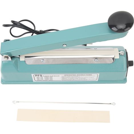Machine à thermosceller manuelle professionnelle, coque en fer, pour sachets plastique, papier aluminium et kraft, fiche américaine 110V (1/5)