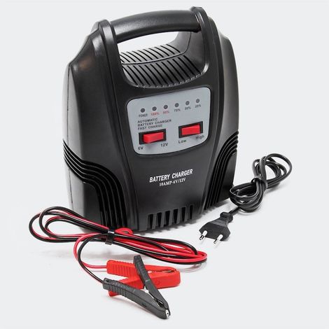 Chargeur 10A De Batterie Rapide Pour Batteries 6V Et 12V (1/4)
