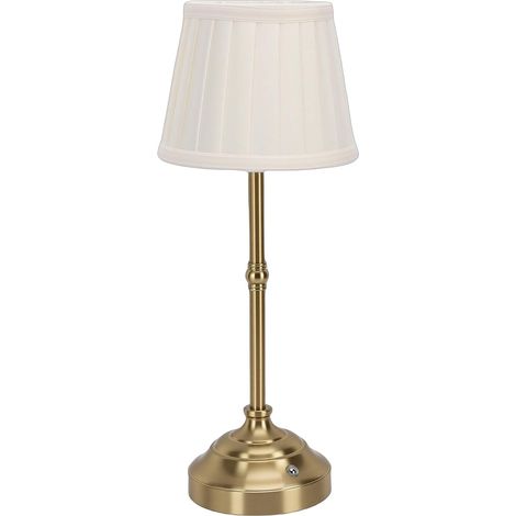 Lampe de Table sans Fil, Bureau Rechargeable avec Abat-jour en (1/5)