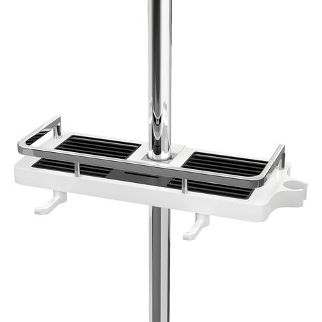 1 Étagère de Douche, Suspension Réglable, ABS Imperméable, Barre 18-25mm, Salle de Bain (1/5)