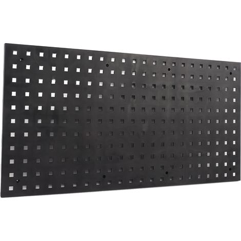 Panneau perforé mural multifonctionnel, kit combiné universel pour le rangement d'outils dans le garage ou le bureau (1/5)