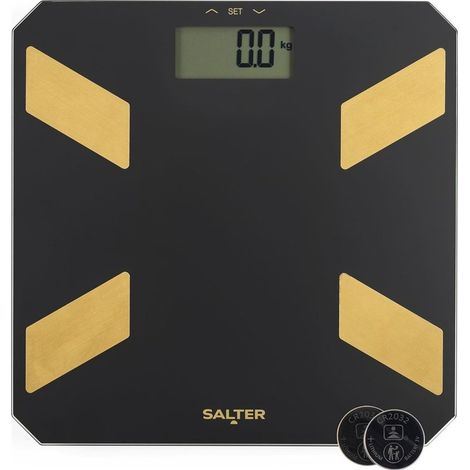 Escala analizadora de vidrio Salter SA00601BGCFEU12, negra (1/5)