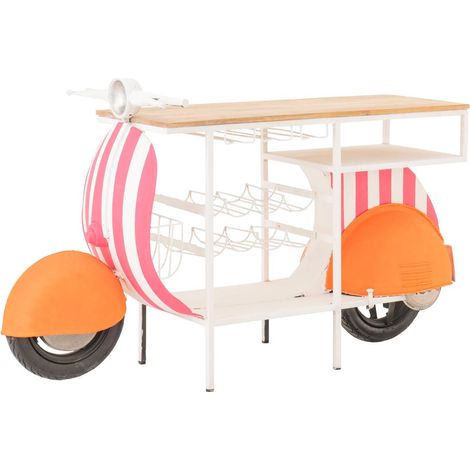 Meuble de Bar en Métal "Scoot" 180cm Multicolore (1/5)
