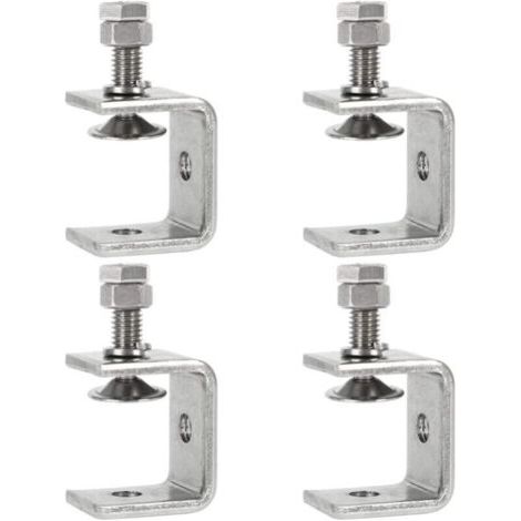 Pince Robuste Acier Inoxydable,4PCS Serre-Joints C,0-25mm Pince C Robuste,Pince Fixation Travail Bois,Tiger Clamp avec Large Mâchoire pour Travail Bois Bricolage, Soudage,l'Ébénisterie (1/5)