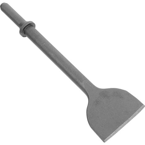 Burineur Pneumatique Burin Plat en Acier Carbone Argenté, Outil Polyvalent pour Applications Automobiles et Réparations de Carrosserie (1/5)