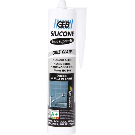 Silicone alle Halter Hellgrau Kartusche 280 ml Hellgrau - Geb