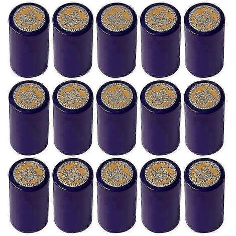 50 capsules thermorétractables pour bouteilles de vin, idéales pour les caves à vin et un usage domestique. (1/5)