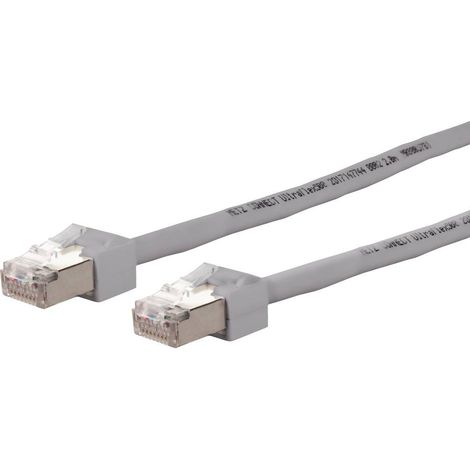 Metz Connect 13084U2033-E RJ45 Câble réseau, câble patch CAT 6 S/FTP 2.00 m gris 1 pc(s) C009462