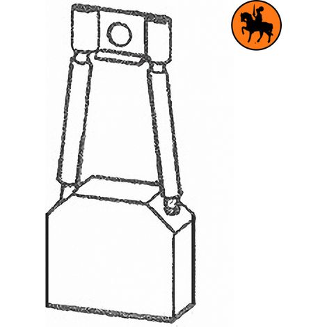 Ensemble de 4 balais de charbon STEINBOCK 005223 10x25x22mm