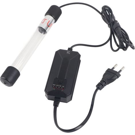 Lampe UV Portable pour Aquarium et Maison avec Minuterie – Verre et Plastique – 340 g (1/5)
