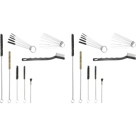 Kit de limpieza multiusos de 42 piezas para pistolas pulverizadoras, limpieza de pistolas de pintura, cepillos y agujas, limpieza de boquillas de cepillo