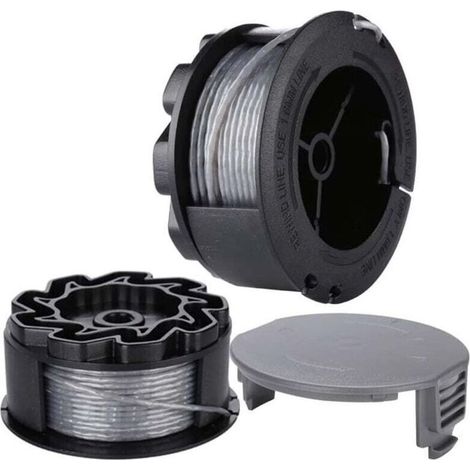 Bobine Fil pour Coupe Bordure 18 18-26 18-260 avec Couverture 2 Pièces (1/4)