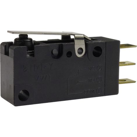 Zippy VW1-P1S1-01D3-Z Mikroschalter VW1-P1S1-01D3-Z 250 V/AC 0.1 A 1 x Ein/(Ein)  tastend 1 St.