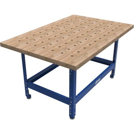 Banco universale con piano in legno duro 813 mm x 1219 mm con fori per il piano forati - KREG - UBENCH-4832