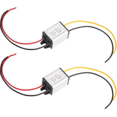 2Pcs Convertisseur de Puissance Dc 12V/24V vers Dc 9V 3A 27W Convertisseur Abaisseur de Tension Réducteur de Tension Transformateur Étanche Ip67 Module d'Alimentation Adaptateur (1/5)