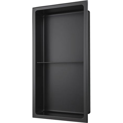 Signature Shower Niche 610mm H x 305mm W - Matt Black (1/2)