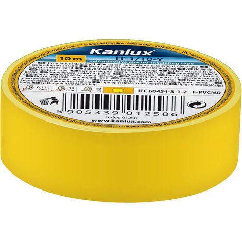 Kanlux 1272 gelbes selbstklebendes Isolierband (1/2)