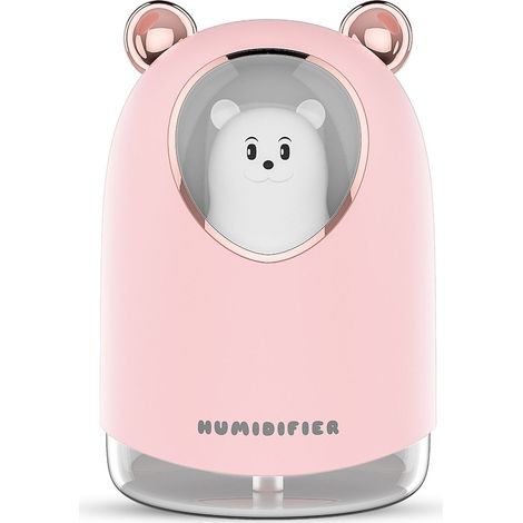 1 Humidificateur, brume fraîche, USB, veilleuse LED, silencieux 30dB, chambre, bureau, voiture (1/5)