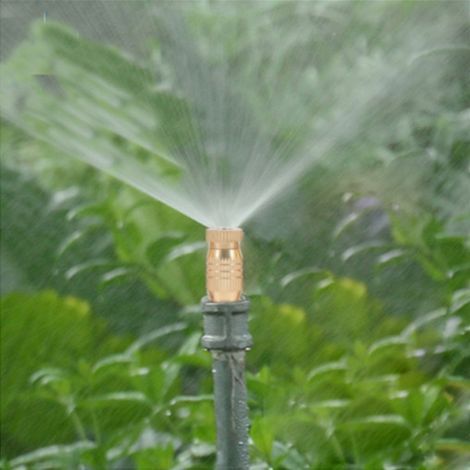 10 Stück Gewinde-Messing-Nebeldüsen, Sprühdüsen, Sprinklerköpfe (1/5)
