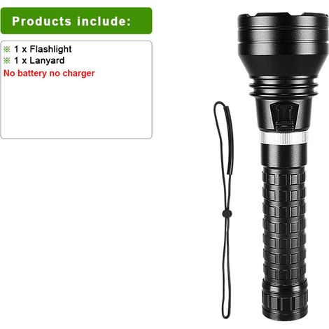 (XHP360 A) Lampe torche de plongée XHP360 puissante de 10 000 lm, étanche IPX8, lampe sous-marine professionnelle pour la plongée sous-marine, étanche jusqu'à 1 000 m, LED haute puissance (1/5)