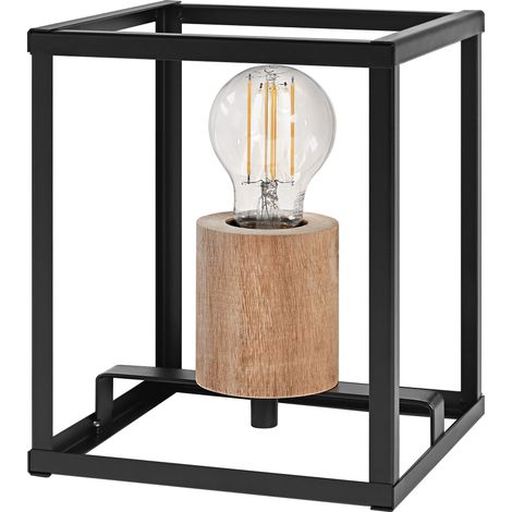 OSRAM Lampe à poser DECOR Nairobi, noire, avec culot E27 pour un remplacement facile de la lampe, peut être équipée d'une lampe normale ou intelligente, protection IP20 (1/5)