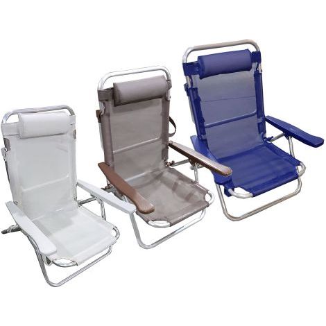 SPIAGGINA CON BRACCIOLI 'VIESTE' telo colore bianco 2 PZ