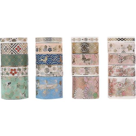 20 rouleaux de ruban adhésif décoratif Washi (1/3)