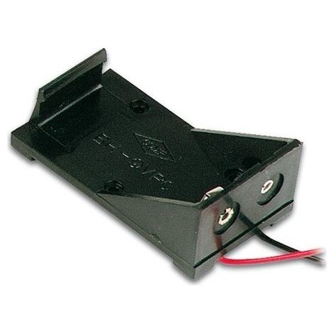 Conector de 1 pila 9V, con cables