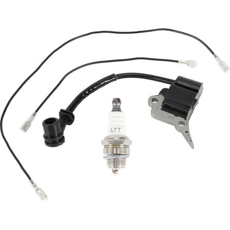 Modules de bobine d'allumage et pièces de rechange pour bougies compatibles avec les tronçonneuses Zenoah/Timberpro/Lawnflite (1/5)