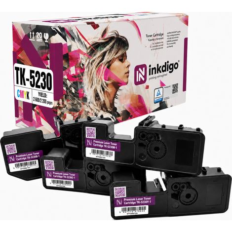 Inkdigo Toner TK5230 kompatibel mit Kyocera ecosys M5521cdn P5021cdn P5021 TÜV-zertifiziert (1/5)