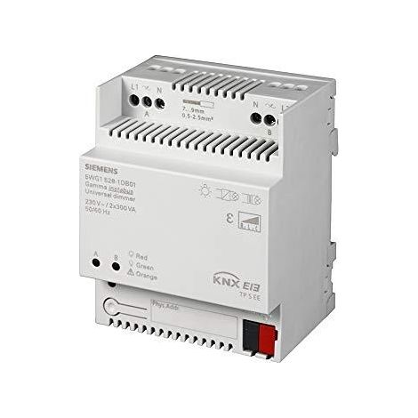 Siemens Dimmer universale, 2 x 300 VA, AC 230 V, 5WG15281DB01
