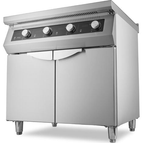 Cuiseur à Induction 700 – 4 Brûleurs – 17000 W – avec Support - Maxima