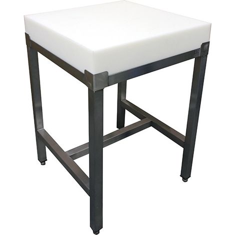 BILLOT POLY 600X600X100 MM SUR PIETEMENT INOX-L2G (1/3)