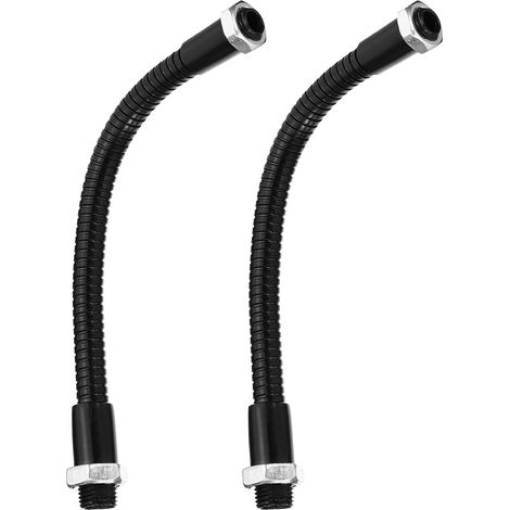 2 Pièces Tuyau à Col de Cygne Universel 5,9" Bras Flexible Noir (1/5)