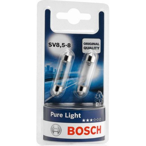 Paquete de 2 Ampollas BOSCH 1987301004 C5W Pure Light 12V 5W