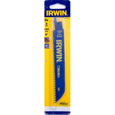 606R 150Mm Sabre Saw Blade Fast Cutting Wood Pack Of 5 (1/2)