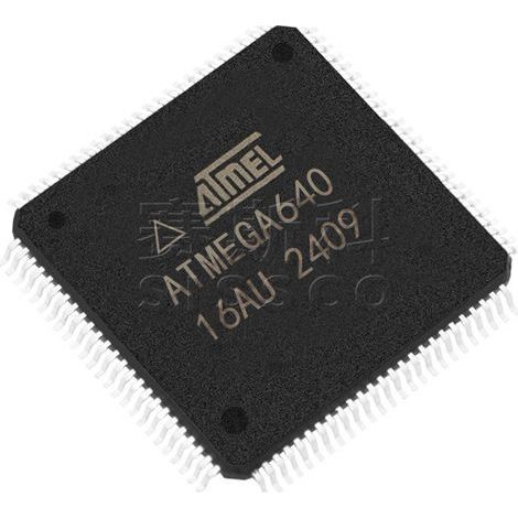 ATMEGA640-16AU and ATMEGA640V-8AU electronic components (5 units of each)