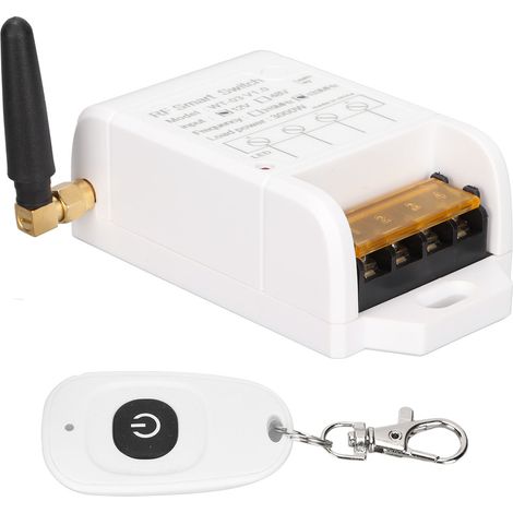 433 MHz RF-Funkschalter, 12 V DC, 1 Kanal, drahtlose Fernbedienung für Lampen, Aufzüge und elektrische Geräte. (1/5)