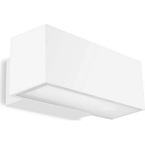 LEDS C4 Afrodita LED 300mm Une Emission Extérieure LED Down Gris Clair, Partiellement Sablé IP66 22.1W 3000K Dimmable