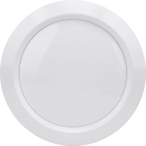 Couvercle de ventilation rond de 8 pouces, en plastique blanc, flux d'air réglable, support mural au plafond, 200mm, pour salle de bains et salon (1/5)