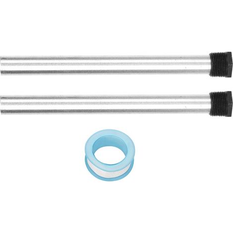 2 pezzi di anodi in magnesio da 21x235 mm per scaldabagni, protezione da ruggine e corrosione per la parete interna degli scaldabagni, filettatura NPT3/4 (1/5)