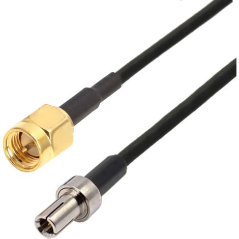 Cavo antenna con connettore TS9 / connettore SMA RG174 4m v2