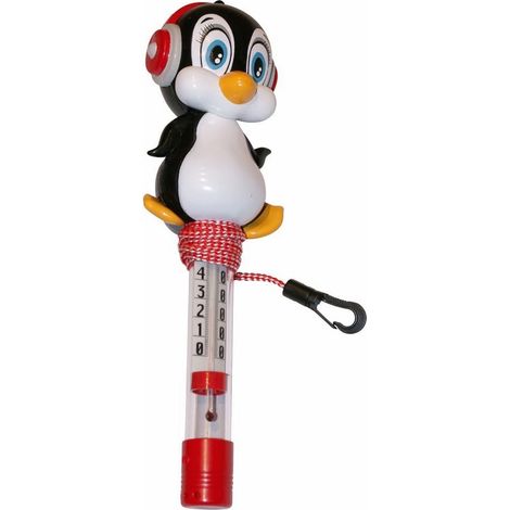 Thermomètre piscine pingouin h 30cm
