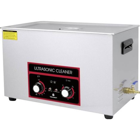 TOOLCRAFT USC-3000 Nettoyeur à ultrasons pour fournitures de bureau, pour bijoux, pour l'atelier 600 W 30 l avec chauffage, avec panier de nettoyage Y732013 (1/5)